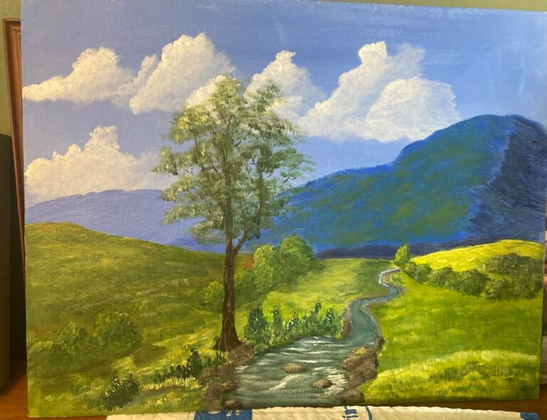 Landscape rivertreemountain